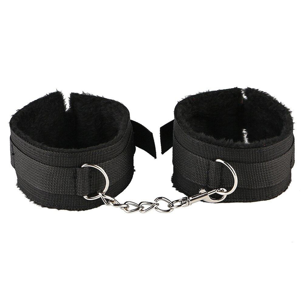 26Pcs Sexy Lace-up Briefs Bondage Handcuffs Blindfold Couple Sex Toys Tool Kit BDSM Bondage Set Flirting Toys for Couple Slave