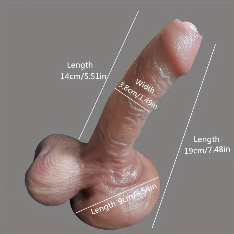 Beautiful Foreskin Artificial Penis with Scalp Layer that Can Slide. Adult Sex Toys for Couples. Female Masturbator. Adult Sex Toys