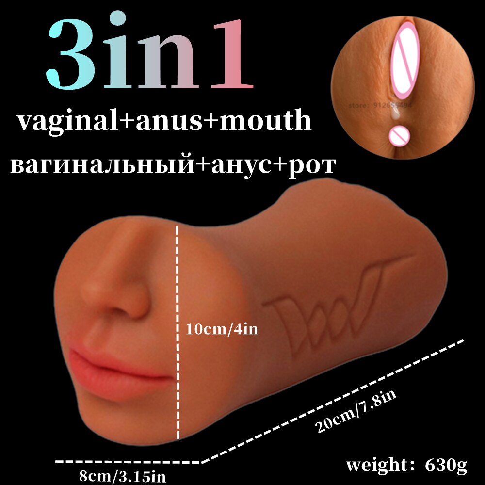 Sexy Pocket Pussy for Men, Realistic Anal Masturbator Cup, Sex Toy Vagina System