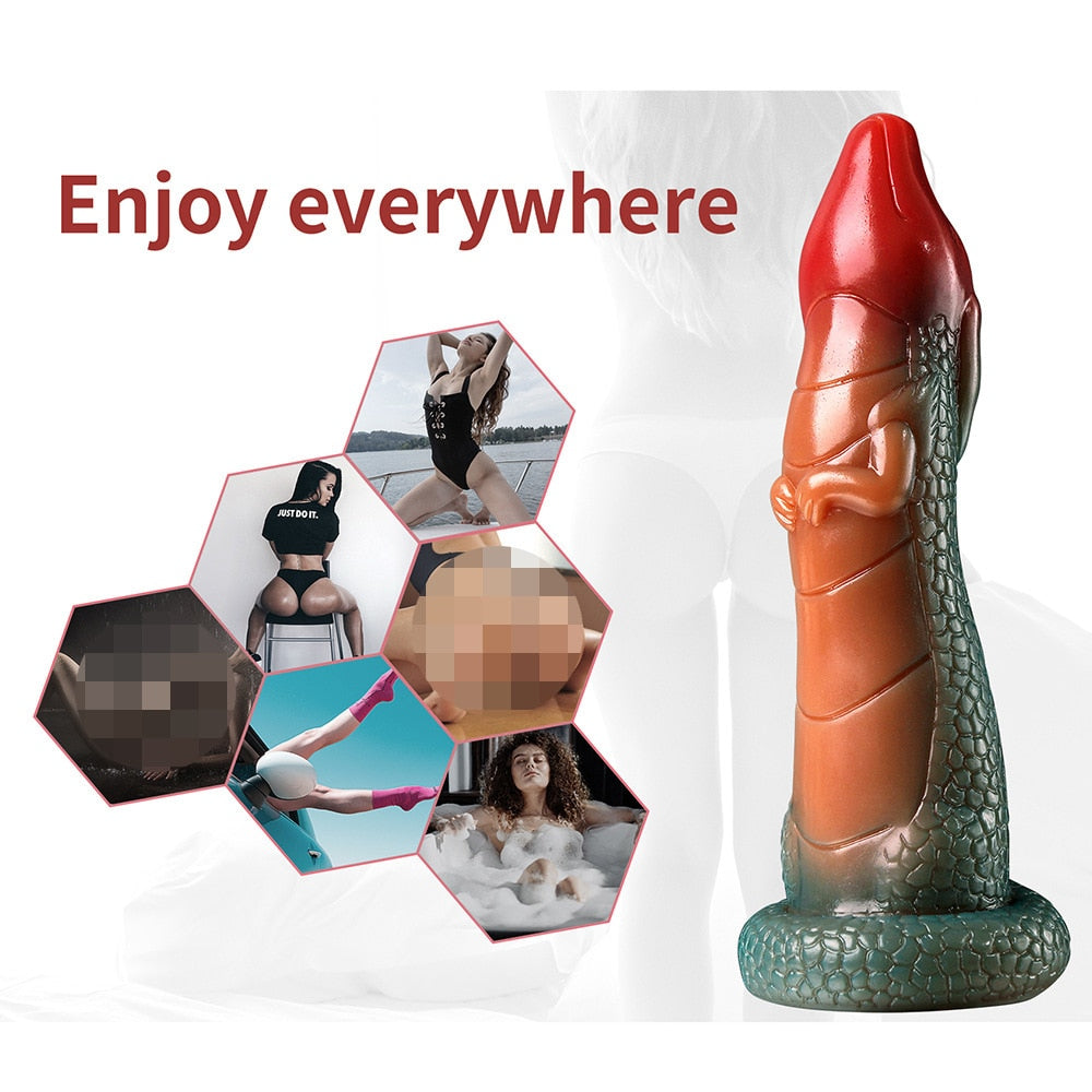 large dragon-skinned animal-shaped penis, feels like a penis, male masturbator, large penis, big dick, female sex toys store, juguetes sexuales
