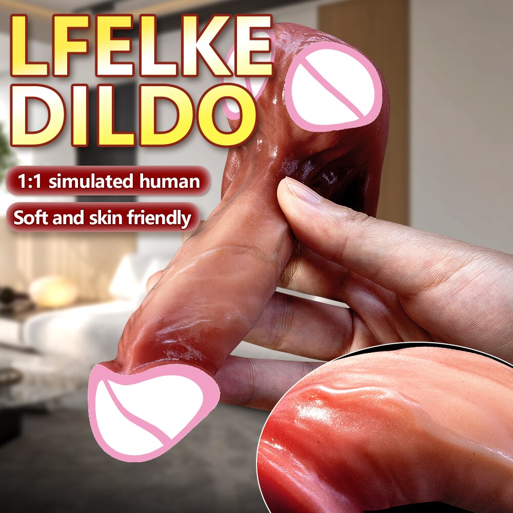 New soft silicone dildo penis with strong suction cup for women, mini vagina, anal, female masturbation sex toy for adult women 18+