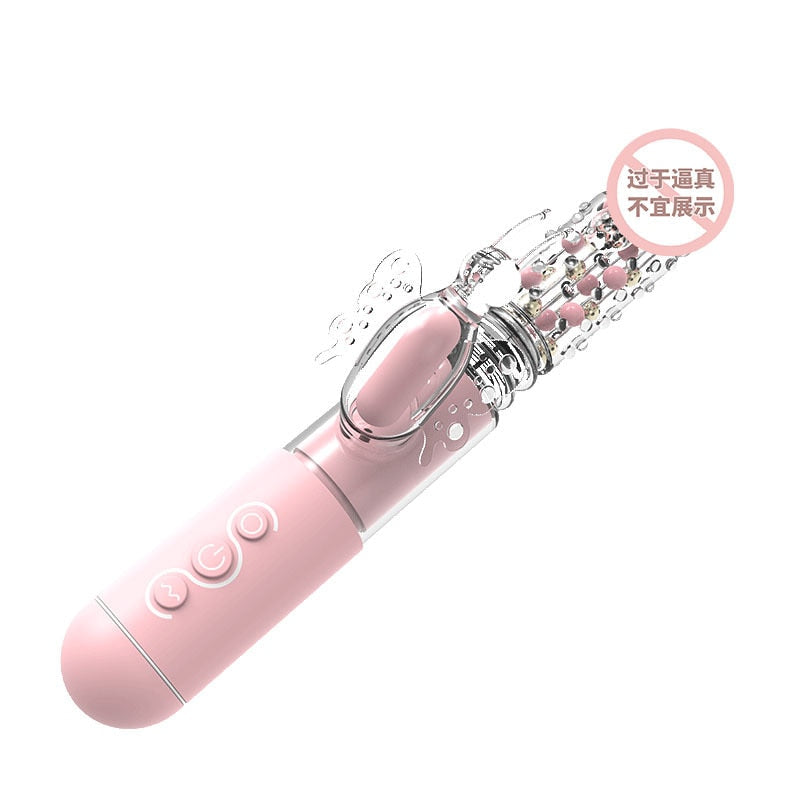 Rotatable Beaded Vibrator for Women, Adult Sex Aid, Masturbator, Sex Toy, Orgasm-inducing Device