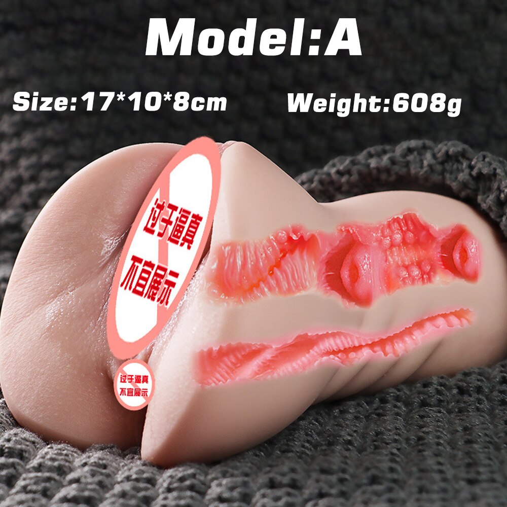 Authentic Silicone Pocket Pussy for Men, Male Masturbator