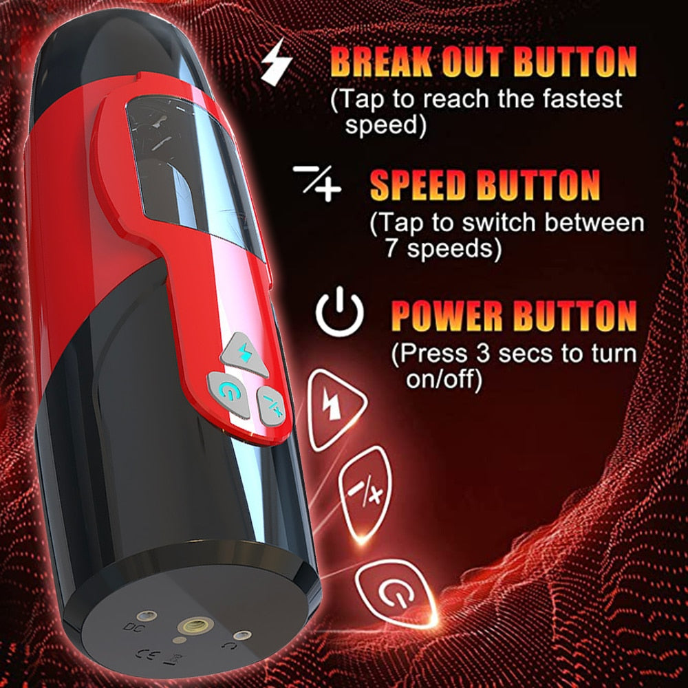 Male vibrator, penis stimulator, automatic masturbator, adult sex toy cup