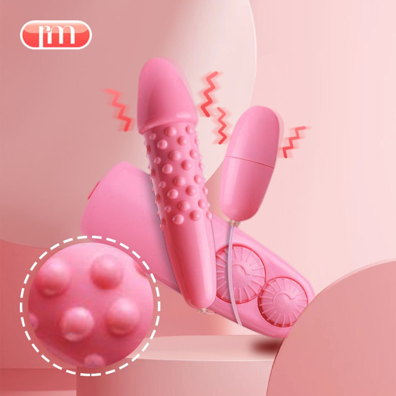 Adult Dildo Vibrator Sex Toy Dual Egg Vibrator Remote Control