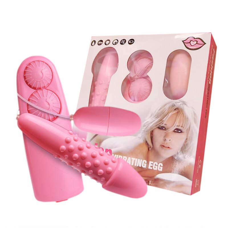 Adult Dildo Vibrator Sex Toy Dual Egg Vibrator Remote Control