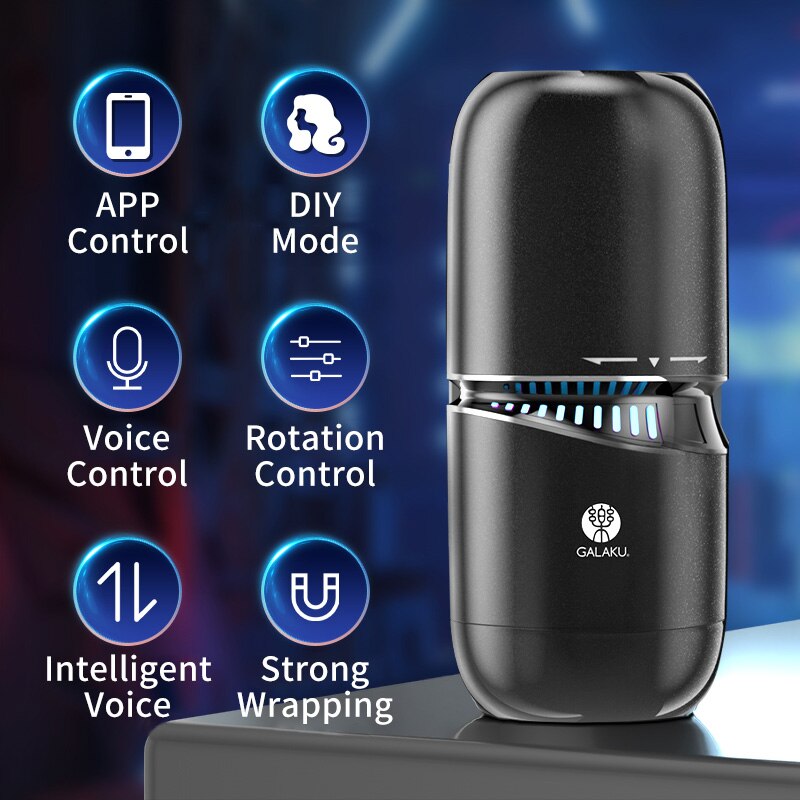 Male vibrator automatic masturbator hand-held rotating vibrator video interaction male vagina