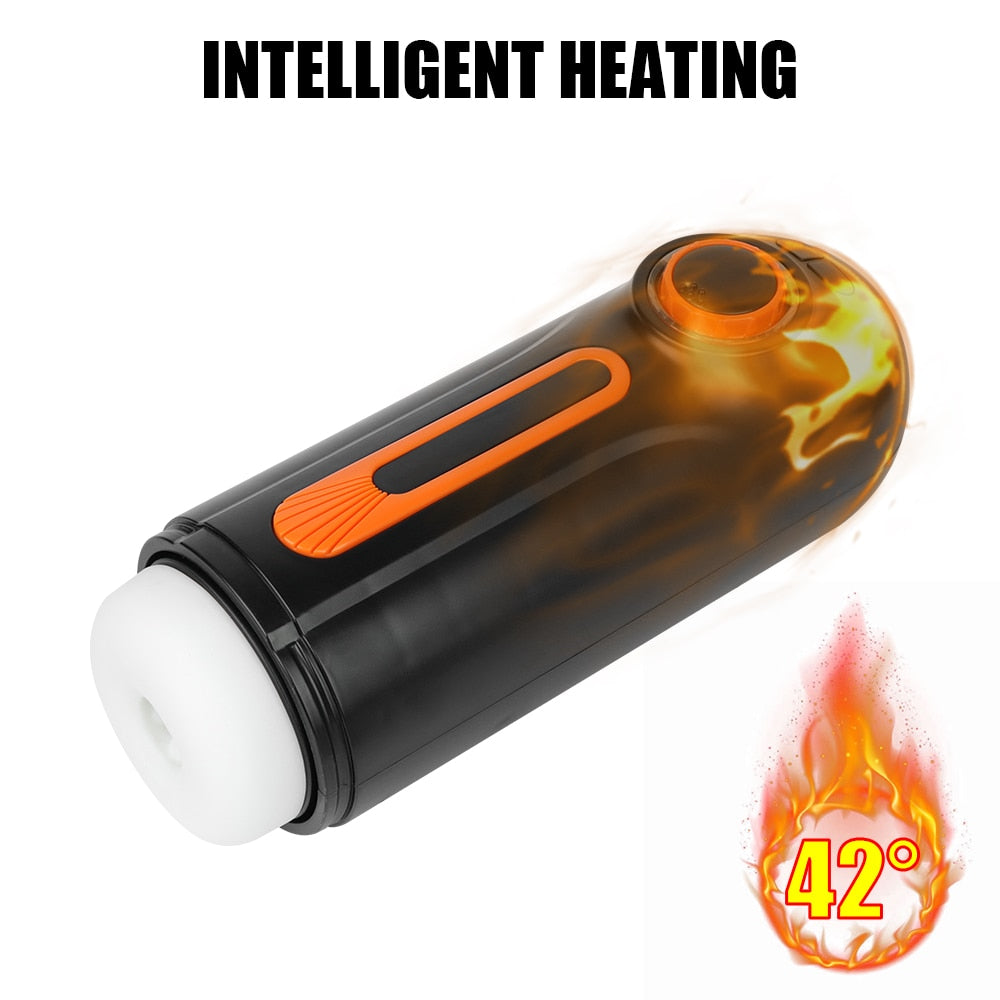 Male vibrator, heat pump, artificial vagina for men, 18 real pussy, masturbator with sex toy for men