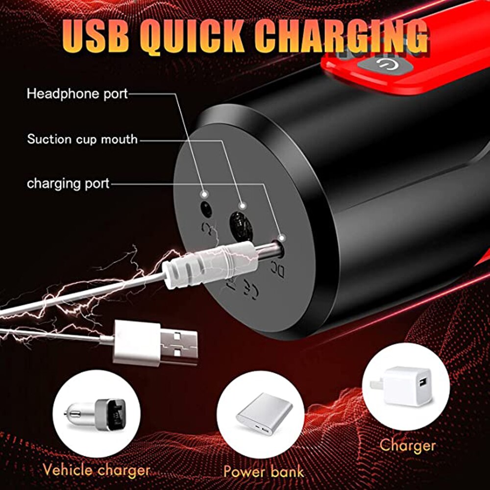 Male vibrator, penis stimulator, automatic masturbator, adult sex toy cup