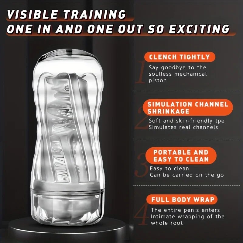 Dildo massager for men, deep throat vacuum massager, adult orgasm sex toy