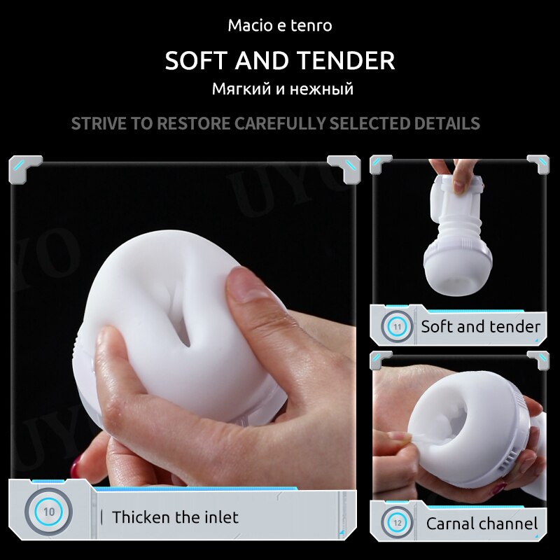 Vibrator for Men, Masturbation Sex Toy with Telescopic LCD Camera