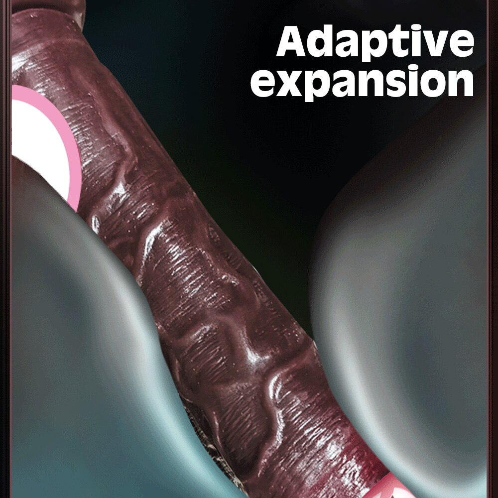 Soft Silicone Suction Dildo for Women, Vibrating Thick Silicone Penis Dildo, Sexyshop Products for Couples