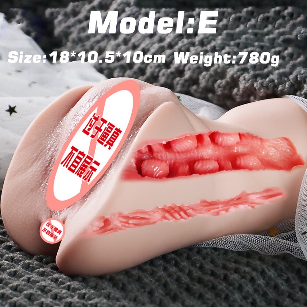 Authentic Silicone Pocket Pussy for Men, Male Masturbator