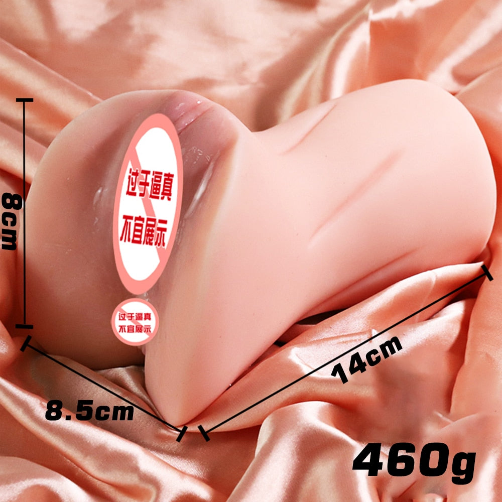 Men's Silicone Masturbator Toy, 3D Vaginal Sex Toy for Men