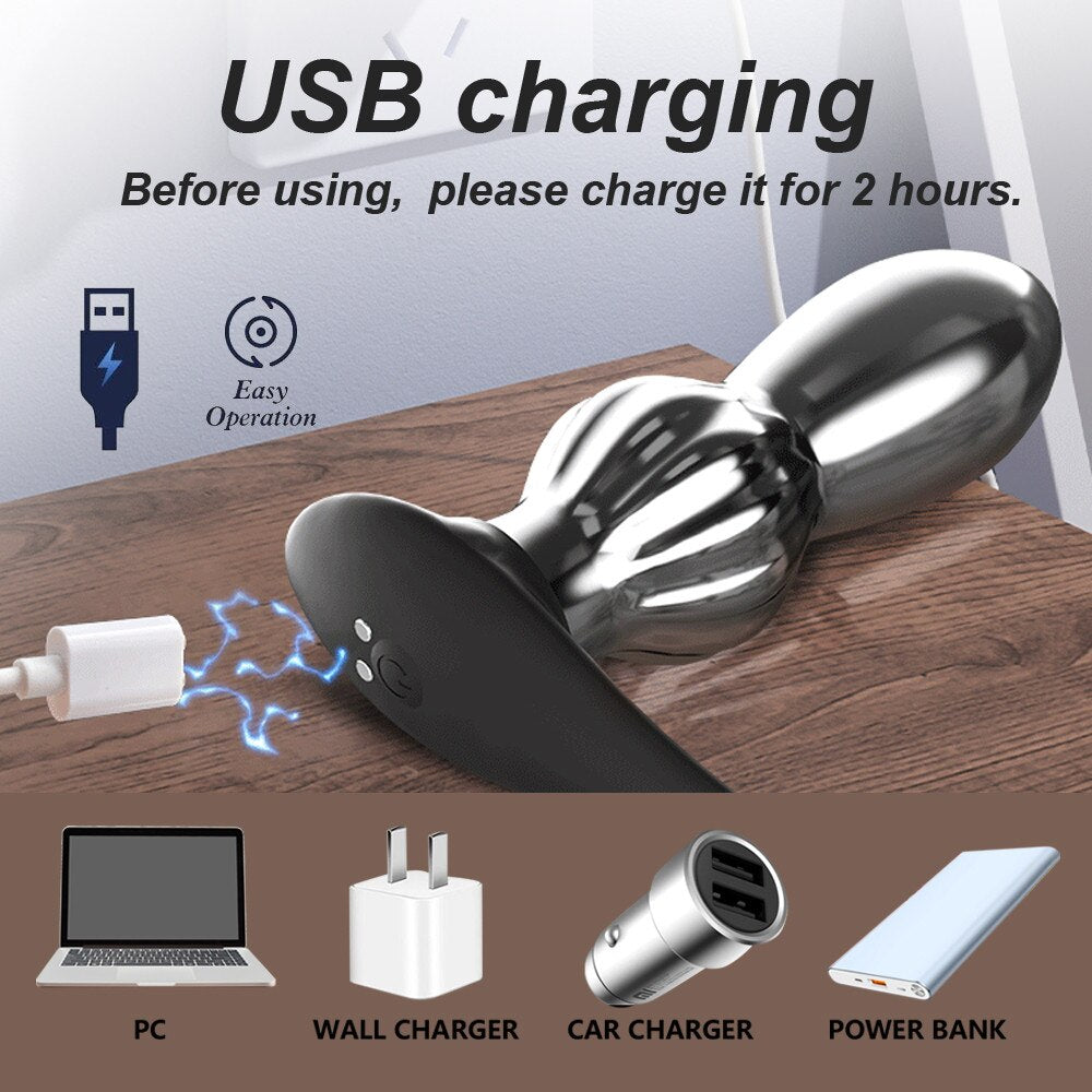 Vibrating penis ring prostate massager for gay couples, sex toy for the penis.