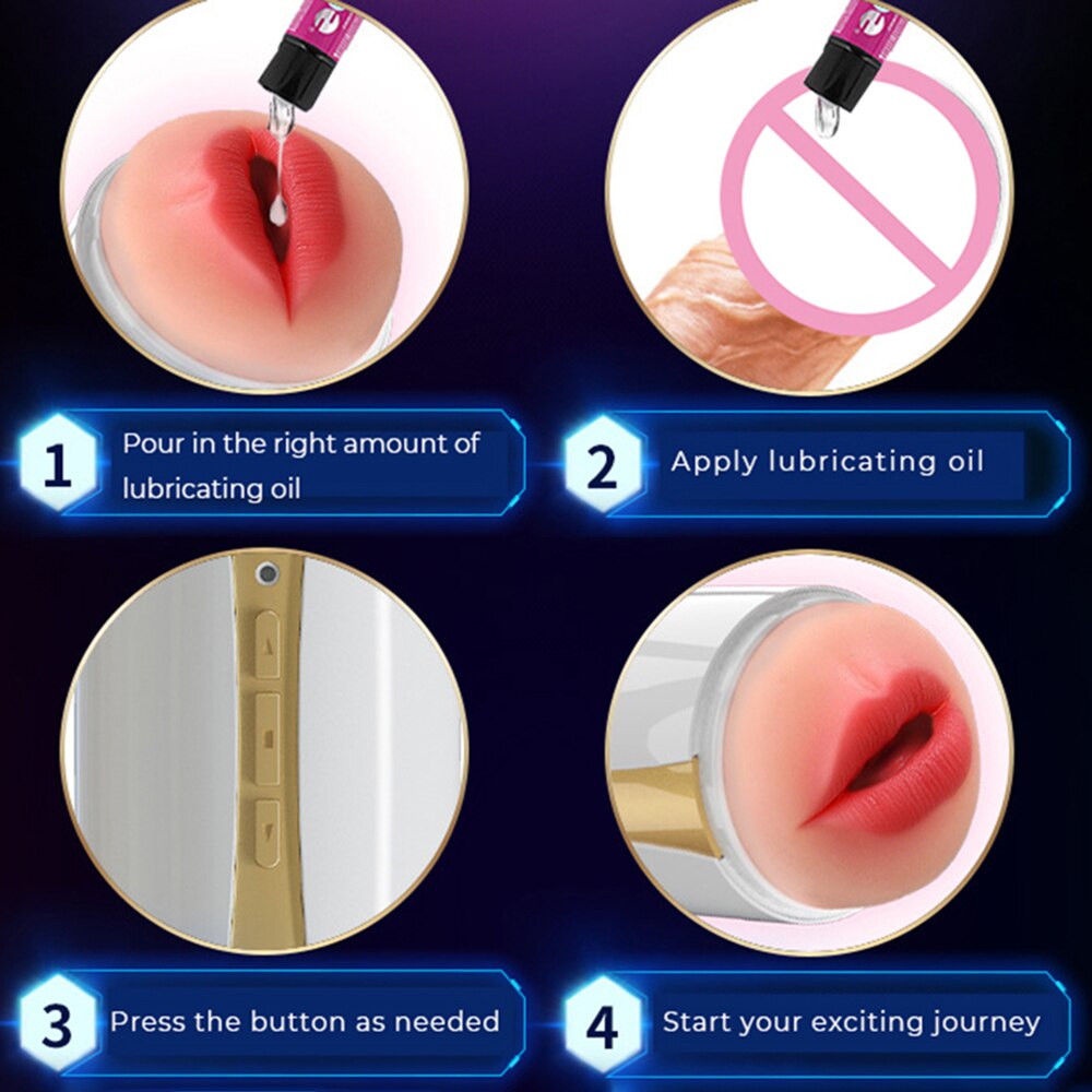 Dual Head Vibrator Enjoy Masturbation Licking Tongue Cup Vaginal Pocket Pussy Vibrator Adult Sex Toy for Men Masturbator