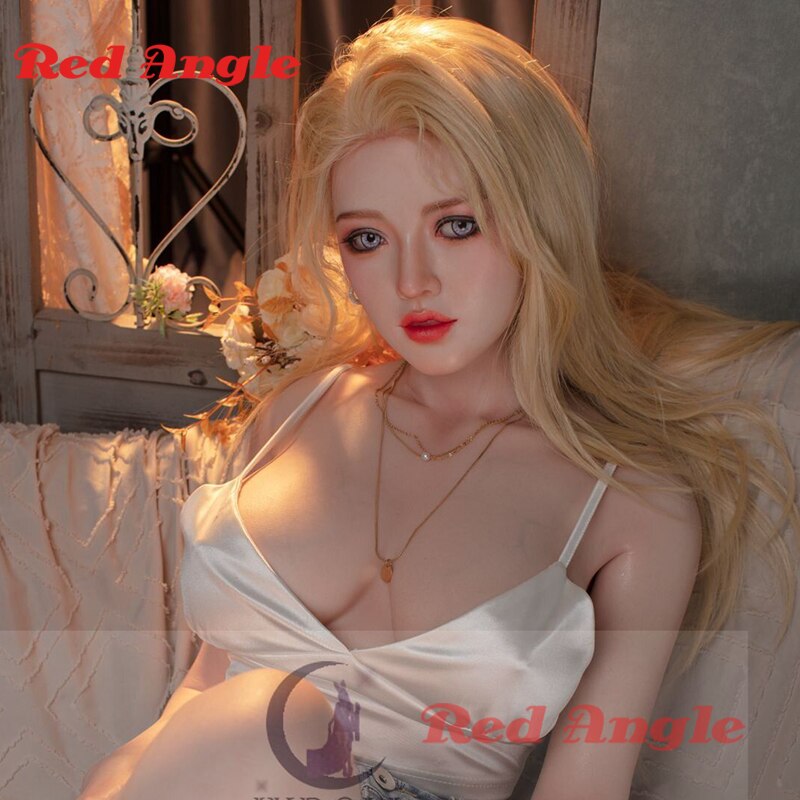 Red Corner Newest Silicone Blonde Hair Implanted Doll Real TPE Doll XXX Sex Toys Lifelike Silicone Sex Doll For Male
