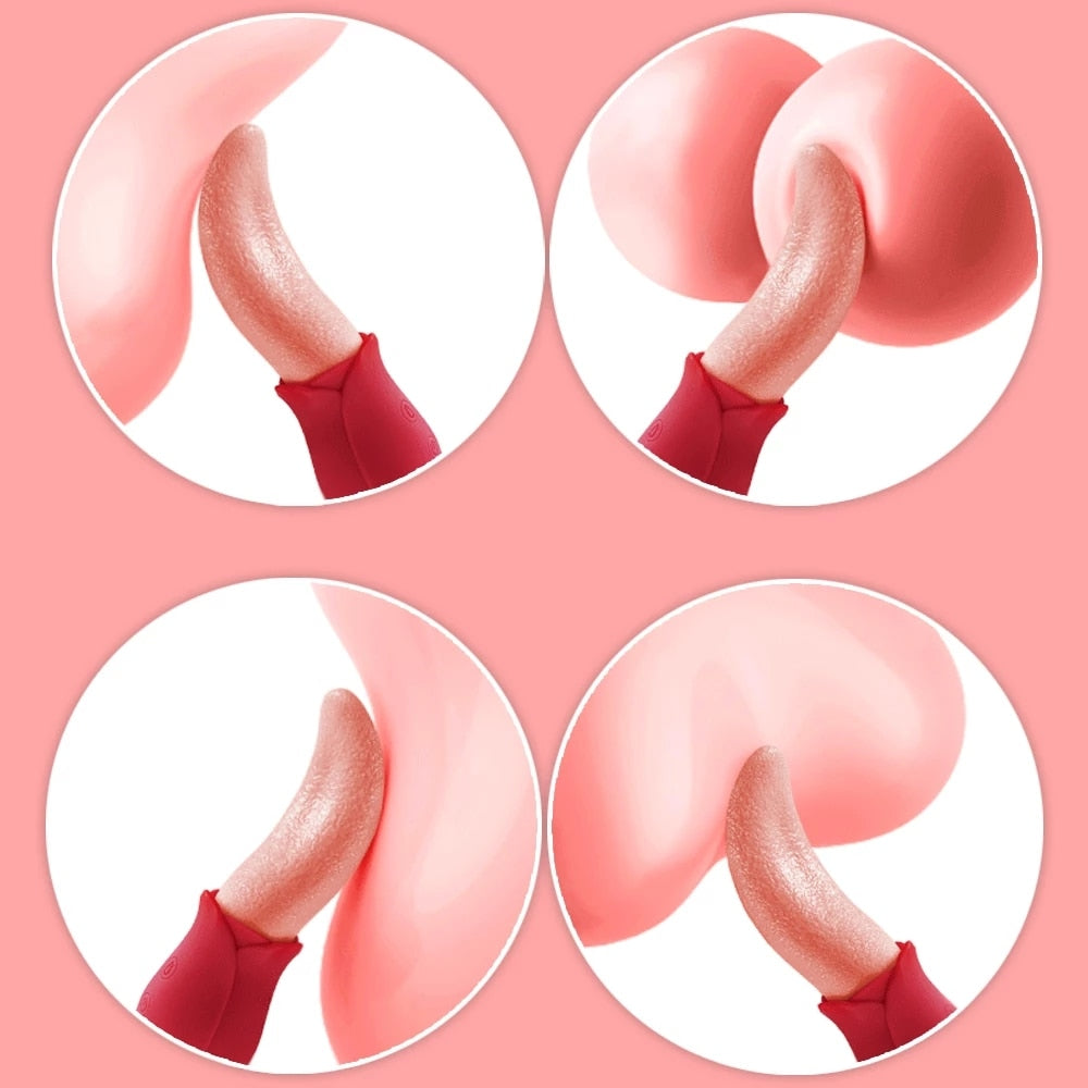 10-Speed Clitoral Vibrator Nipple Sucker Vaginal Breast Massager Sex Toy for Female Masturbation Self-Pleasure