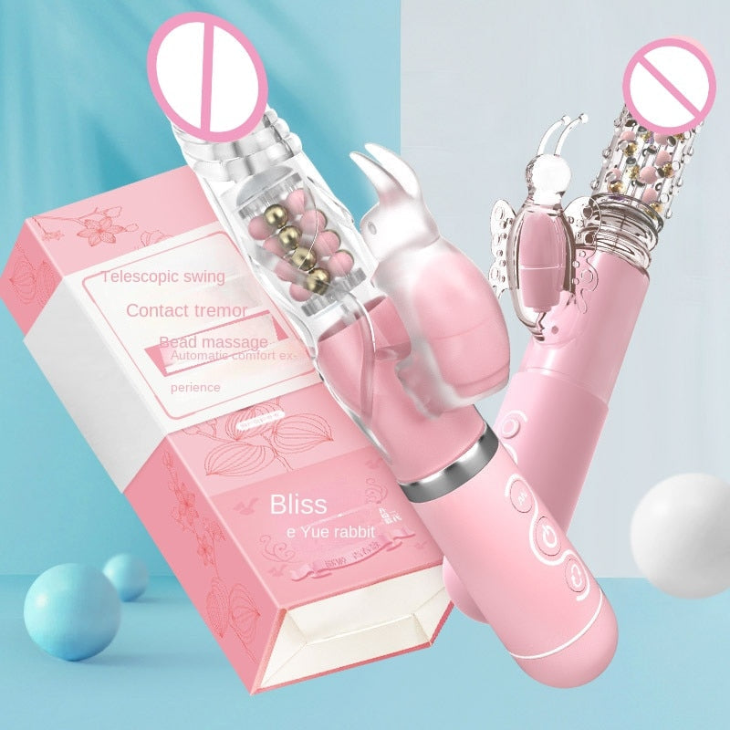 Rotatable Beaded Vibrator for Women, Adult Sex Aid, Masturbator, Sex Toy, Orgasm-inducing Device