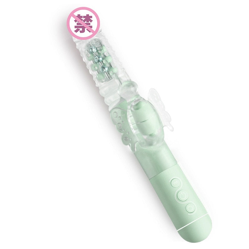 Rotatable Beaded Vibrator for Women, Adult Sex Aid, Masturbator, Sex Toy, Orgasm-inducing Device