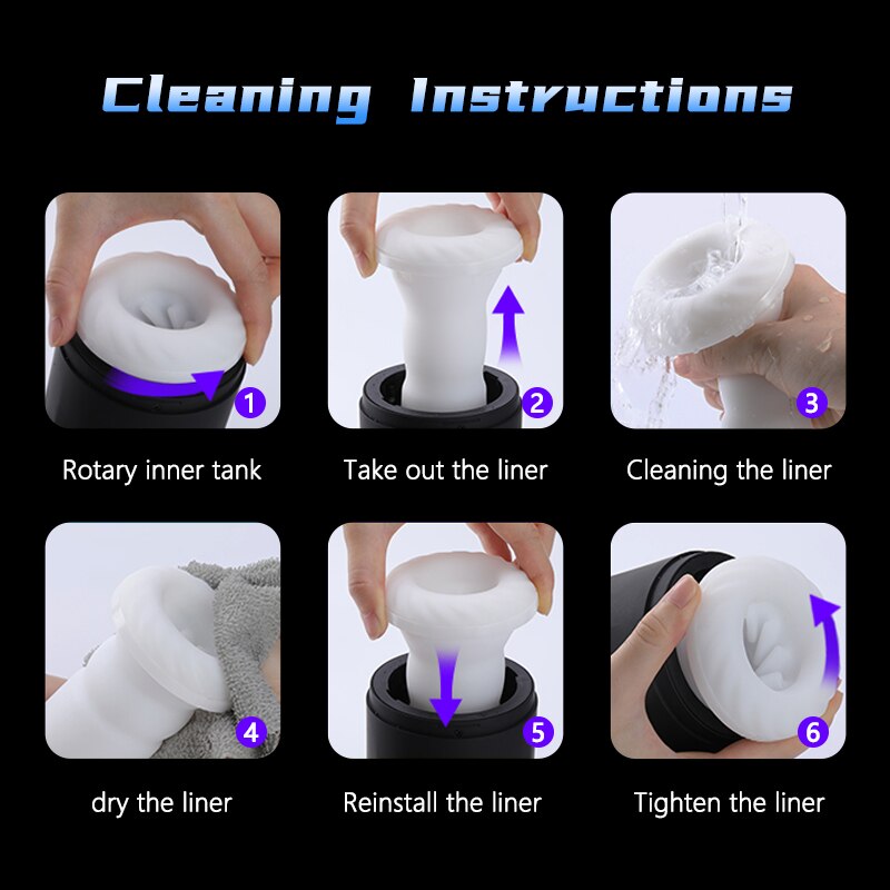 Automatic Vacuum Suction Sex Toy for Men, Smart Vibrating Masturbator, Waterproof