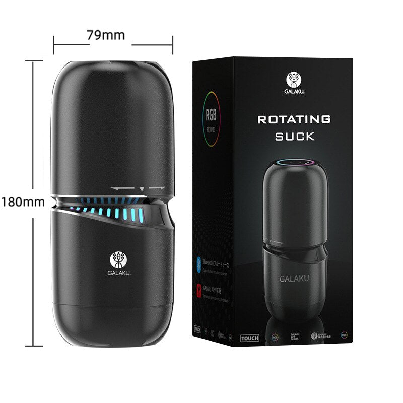 Male vibrator automatic masturbator hand-held rotating vibrator video interaction male vagina