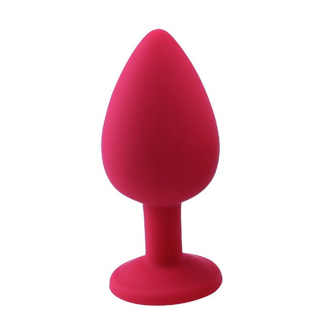 3 Different Size S/M/L Metal Anal Plug with Crystal Jewelry Smooth Prostate Massage Butt Silicone Plug Anal Sex Toys for Woman