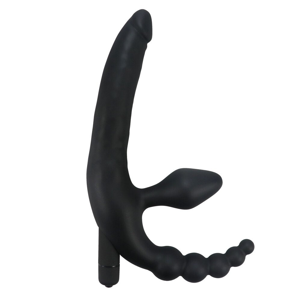 3 IN 1 Dildos Anal Plug Vibrators Sex Toys for Women Men Bondage Vagina Clitoris Stimulator Adult Chastity Accessories Sex Shop