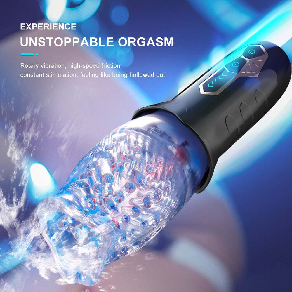 Male Vibrator, Adult Sex Toy, 360° Soft Silicone Erotic Penis Delay Vibrator Sex Toy for Men