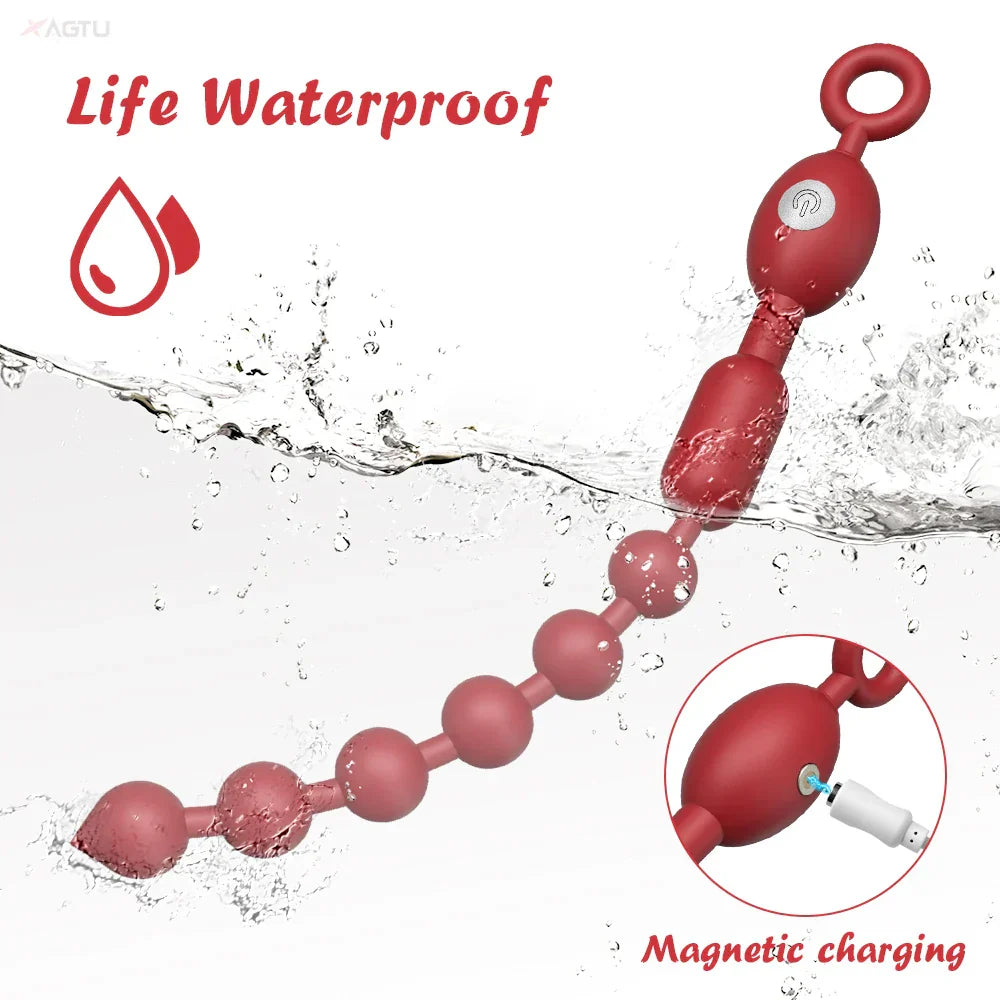 Gay butt plug vibrator, masturbation vibrating tool for women and men, adult anal sex products, adult toys