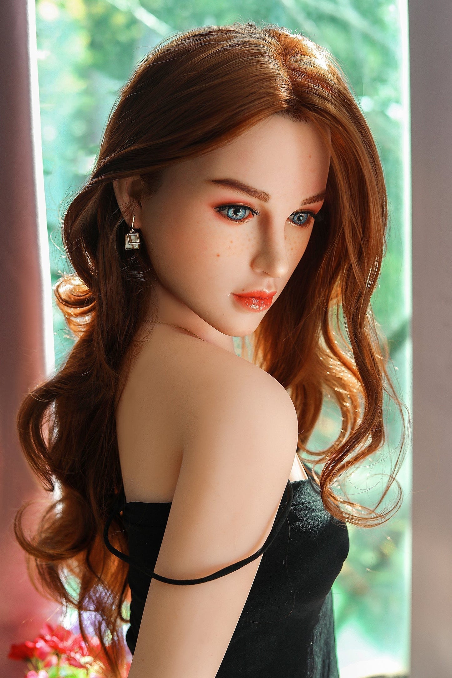 Jessica 159cm Head Full TPE Small Breast Brown Real-looking Girl Sex Doll For Men NO.1057