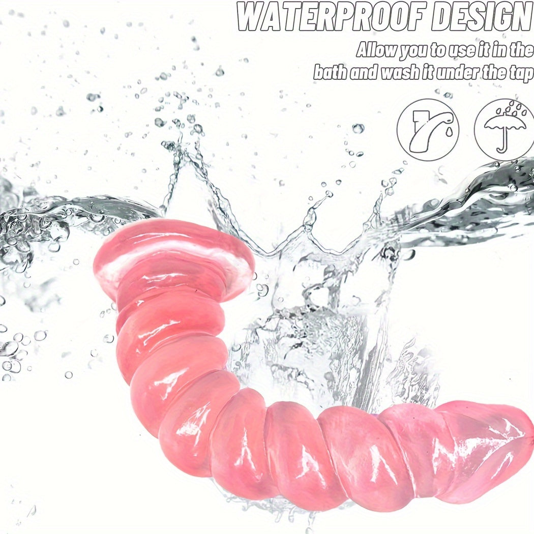 Unisex Soft & Flexible Silicone Dildos. Sexy Erogenous Stimulation Hands Free Masturbating Accessories For Men's & Women's Pleasure