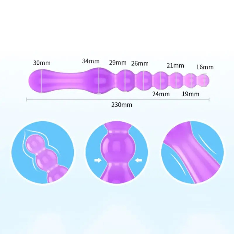 5 Styles Anal Beads Soft Prostate Massage Anal Plug Anal Sex Toys For Women Masturbator