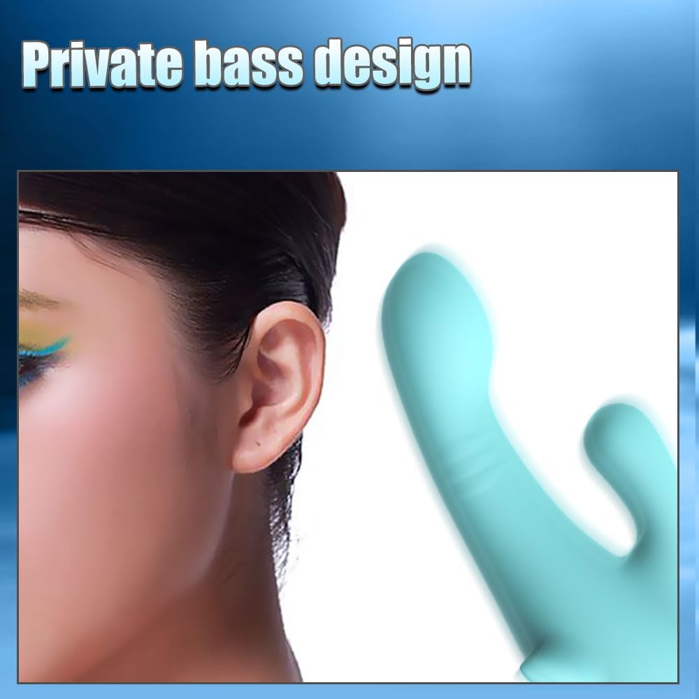 Super Quiet Portable Massage Device, Deep Massager, Rechargeable, with Handheld Electric High Intensity. Electric Vibrators Massagers for Portable Full Body Relaxation Vibrating Massage Tools (Blue)
