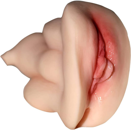 Vibrating Womb Masturbator. Male Masturbators Pocket Pussy Realistic Stroker Lifelike Vaginal Oral Sex Toys for Man Masturbation