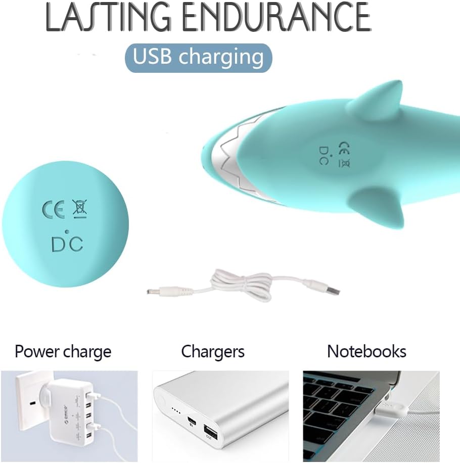 Super Quiet Portable Massage Device, Deep Massager, Rechargeable, with Handheld Electric High Intensity. Electric Vibrators Massagers for Portable Full Body Relaxation Vibrating Massage Tools (Blue)