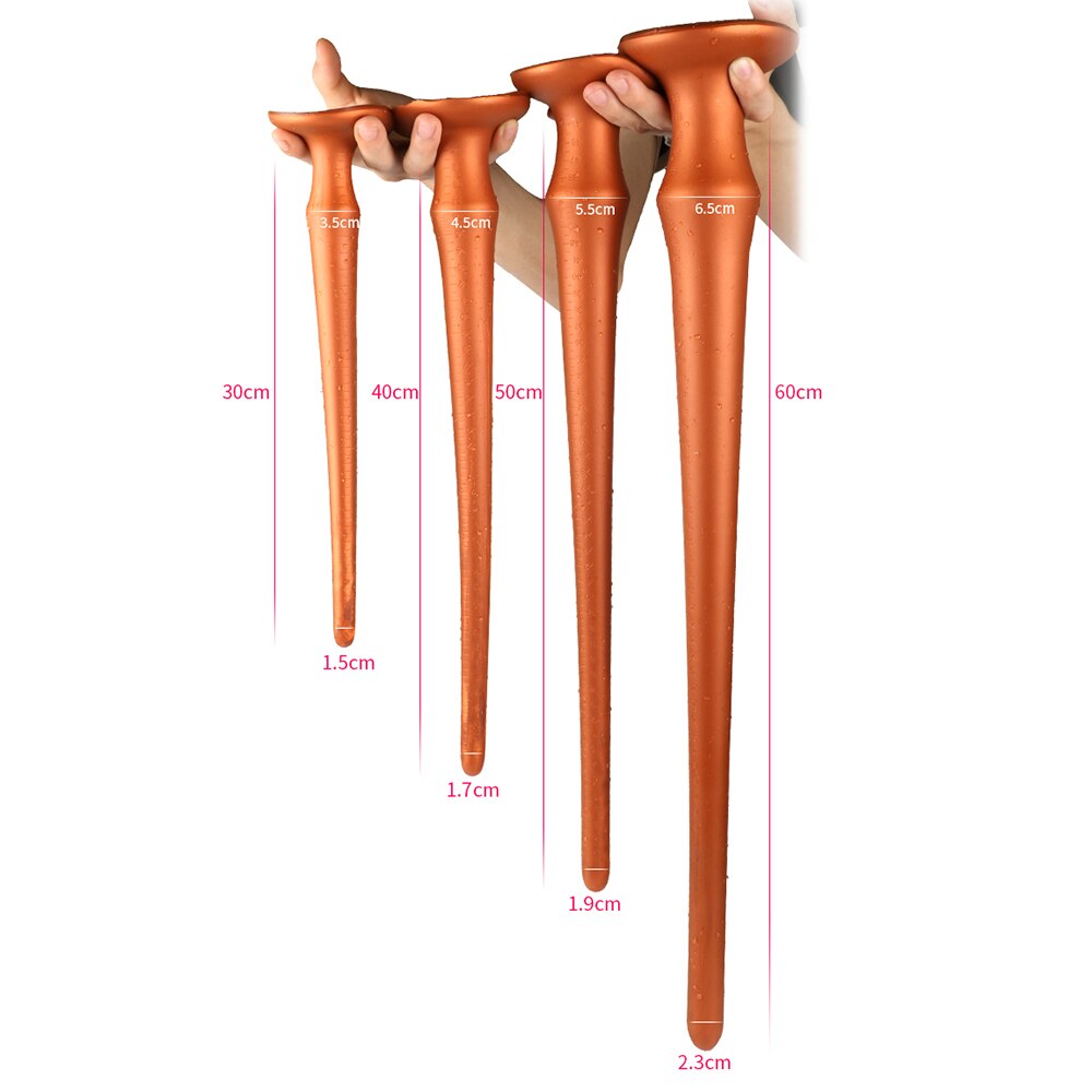 60cm Super Long Butt Plug Dildo Anal Long Adult Sex Toy for Men Prostate Massager Anus Vaginal Dilator Anal Plug Long Plug Butt