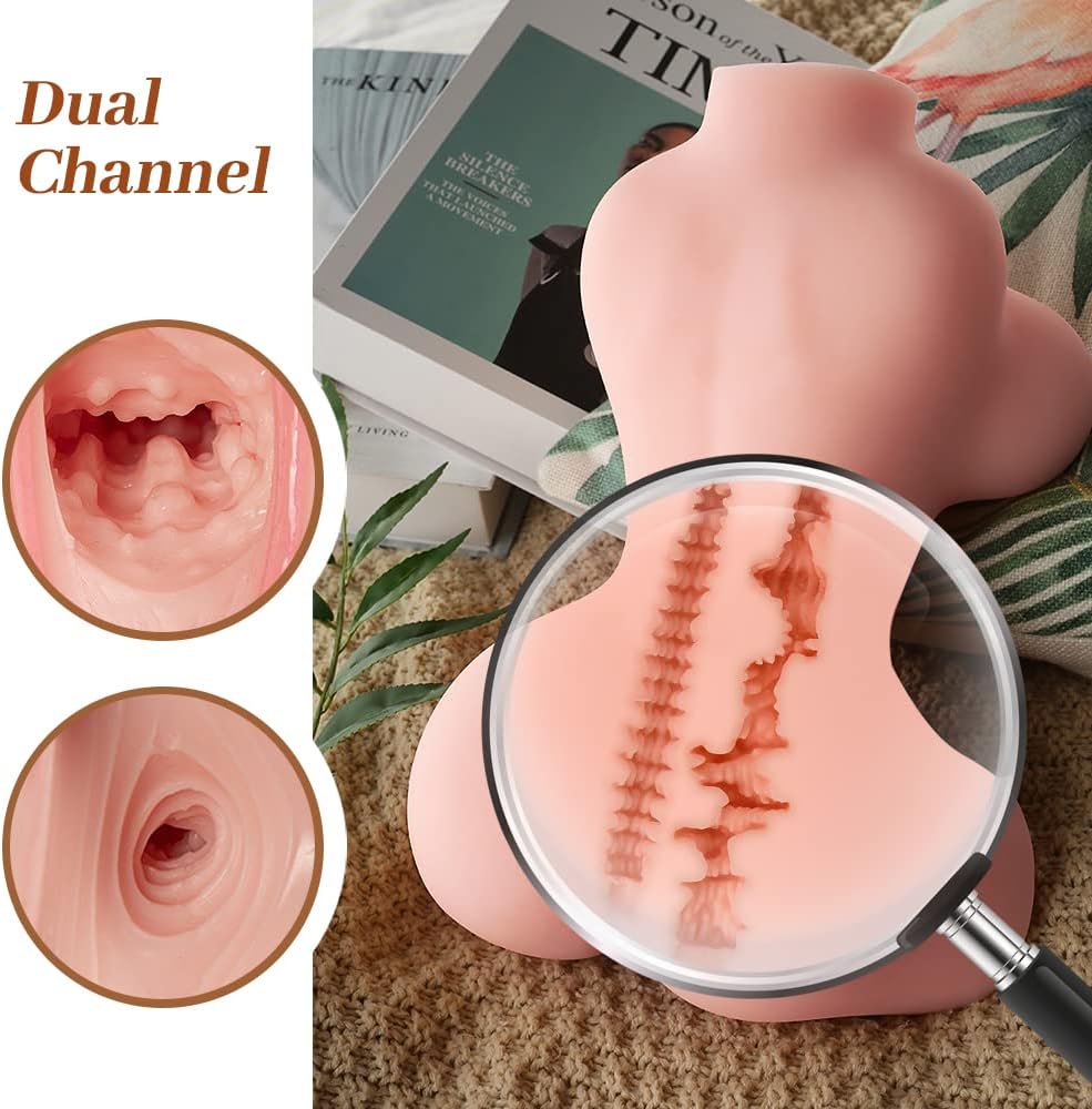 Male Masturbator Sex Doll for Men - Female Sex Dolls with Realistic Big Boobs Pussy Ass. Lifelike Dolls Torso Pocket Pussy Adult Sex Toys for Men's Sex. 6.0 LB Male Masturbators Male Sex Toy for Men