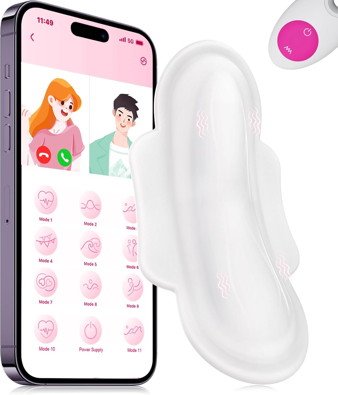 Wearable Panty APP Remote Control Vibrators Adult Sex Toys for Women or Couples. Clitoral Mini Egg Bullet Butterfly Vibrator Rose Toy. G Spot Dildo Vagina Stimulator with Tongue Licking Sex Machine