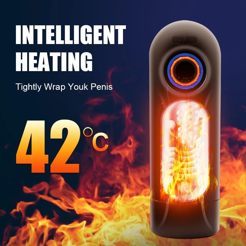 6-in-1 Automatic Suction Vibration Masturbators Male for Men, Realistic Vagina Pussy Blowjob Orgasm Cup Adult Sex Toys