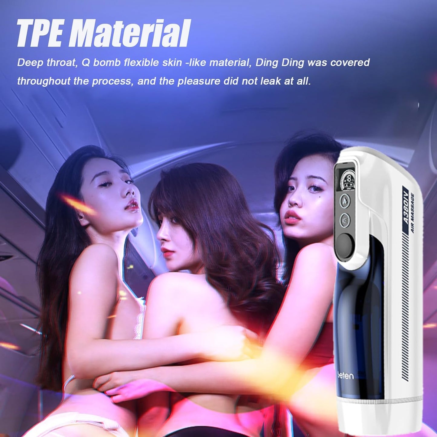 Men Sex Toy Men's Sex Toys Pussy Pump Automatic Male masturbator Male Toy Adult Pussy Stroker Toy with Thrusting & Sucking Vibrating Modes Pussy Penis Suction Pump Sleeve Electric Toys Men Pleasure