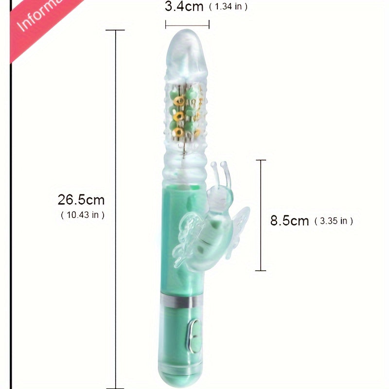 Telescopic Rotating Ball Vibrator For Women's Sexual Impact. Fake Penis. Masturbator. Adult Products