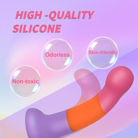 6.1 Liquid Silicone Anal Plug - Realistic Soft Dildo With Strong Suction Cup For Hands-Free G-Spot Stimulation. Latex-Free Adult Sex Toy For Men & Women