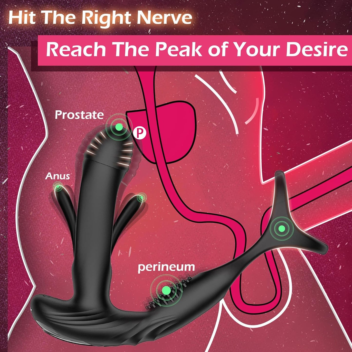 Prostate Massager Vibrator with 10 Flapping & Vibration Settings. Remote Control Anal Plug Anal Vibrator Sex Toys for Men. Anal Sex Toys Vibrators with Penis Ring Adult Toys. Sex Toy Adult Sex Toys