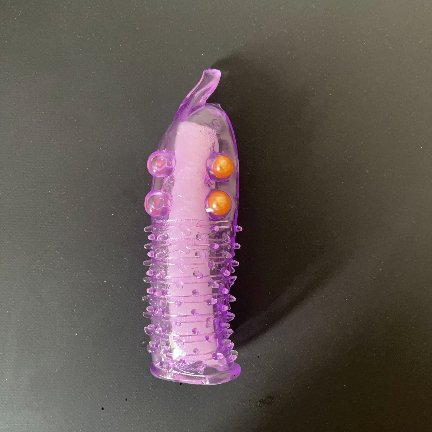 Men's Wolf Teeth Penis Sleeve With Bead. Accessory For Longer Stronger Erection, Ejaculation Delay, Pleasure Enhancing. Transparent Elephant Nose Cock Condom For Men Couples
