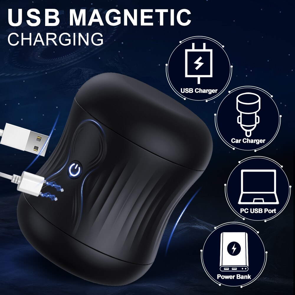 Male Masturbators, Male Open Male Masturbator Cup, 3D Tunnel Pocket Pussy Stroker, 10 Vibration Modes