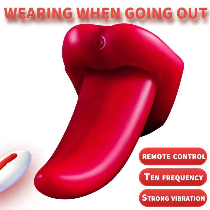 Tongue Sucking Vibrators for Women - Nipple G-Spot Vagina Clitoris Stimulator, Female Silicone Massager, Adult Sex Toy