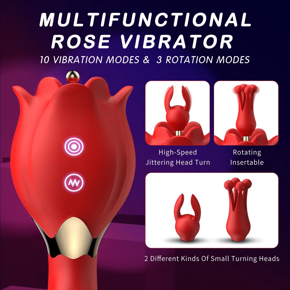 G-spot vibrator, vibrator for women, 3-in-1 nipple vibrator, sex toy for women