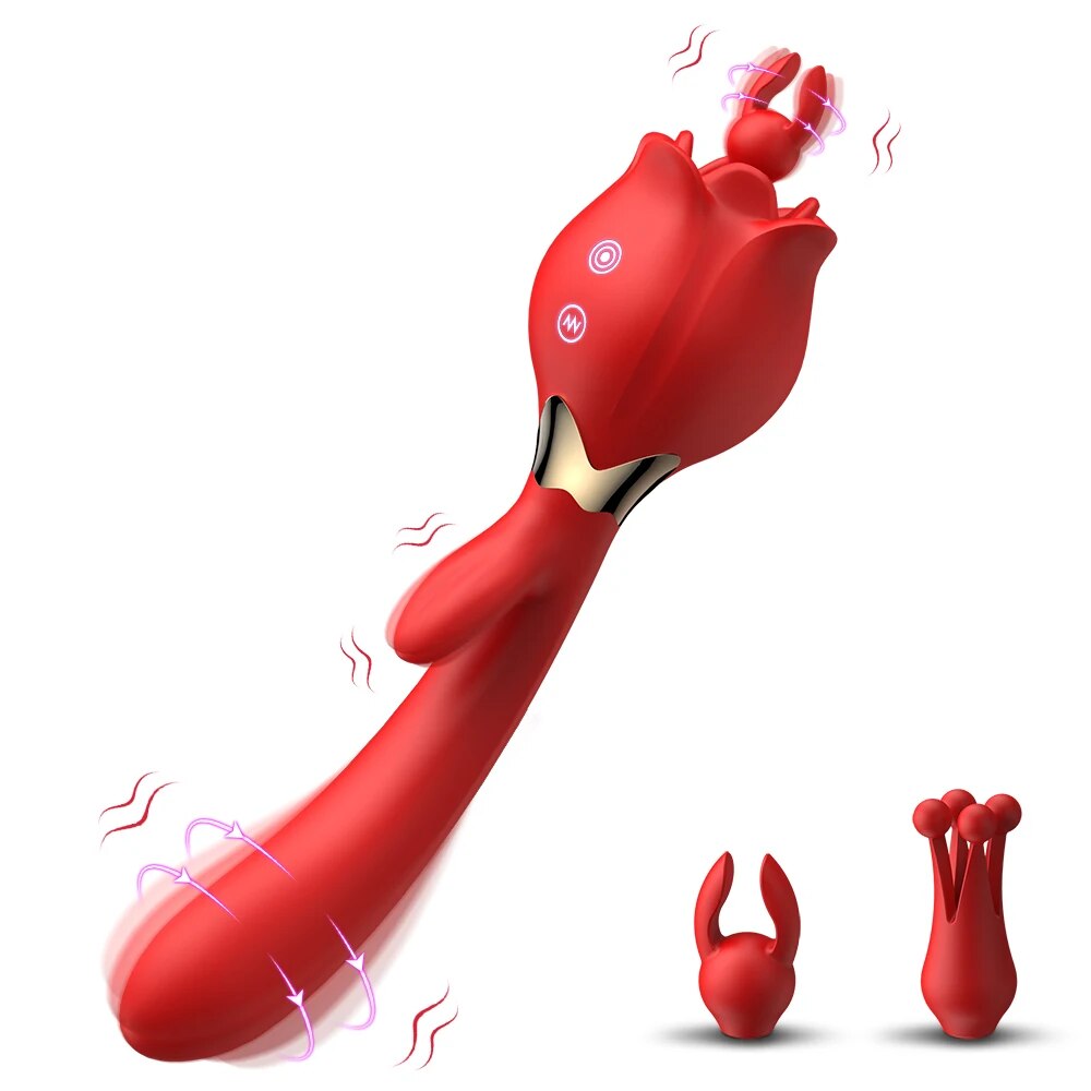 G-spot vibrator, vibrator for women, 3-in-1 nipple vibrator, sex toy for women