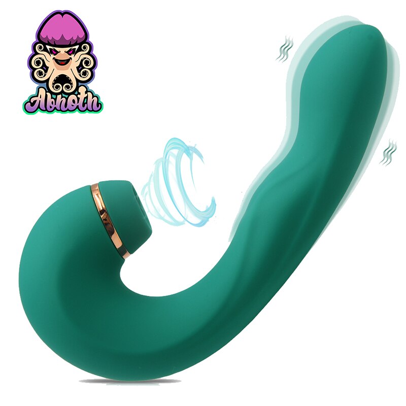 Abhoth Female Vibrator Sex Toys Sucking Vibrator 10 Frequency Vibration + Sucking G-Spot Stimulation Masturbator Adult Products